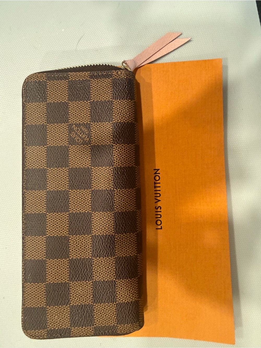 Louis Vuitton Brown Damier Clémence Wallet
